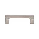 Atlas Homewares [A522-BRN] Die Cast Zinc Cabinet Pull Handle - Reeves Series - Standard Size - Brushed Nickel Finish - 3 3/4&quot; C/C -  4 3/8&quot; L
