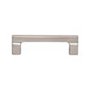 Atlas Homewares [A522-BRN] Die Cast Zinc Cabinet Pull Handle - Reeves Series - Standard Size - Brushed Nickel Finish - 3 3/4" C/C -  4 3/8" L