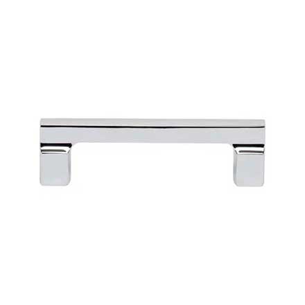 Atlas Homewares [A522-CH] Die Cast Zinc Cabinet Pull Handle - Reeves Series - Standard Size - Polished Chrome Finish - 3 3/4&quot; C/C -  4 3/8&quot; L