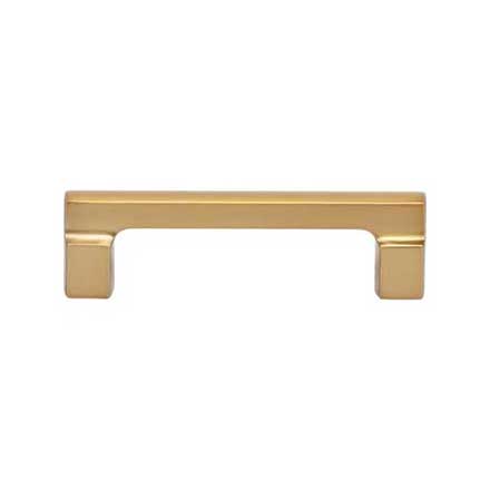 Atlas Homewares [A522-WB] Die Cast Zinc Cabinet Pull Handle - Reeves Series - Standard Size - Warm Brass Finish - 3 3/4&quot; C/C -  4 3/8&quot; L