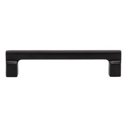 Atlas Homewares [A523-BL] Die Cast Zinc Cabinet Pull Handle - Reeves Series - Oversized - Matte Black Finish - 5 1/16" C/C - 5 5/8" L