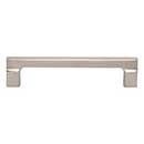 Atlas Homewares [A523-BRN] Die Cast Zinc Cabinet Pull Handle - Reeves Series - Oversized - Brushed Nickel Finish - 5 1/16&quot; C/C - 5 5/8&quot; L