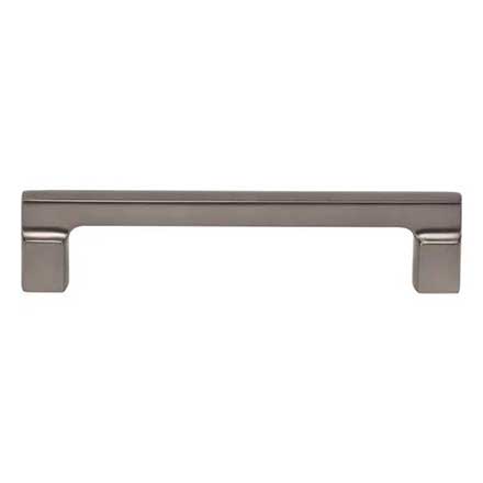 Atlas Homewares [A523-SL] Die Cast Zinc Cabinet Pull Handle - Reeves Series - Oversized - Slate Finish - 5 1/16&quot; C/C - 5 5/8&quot; L