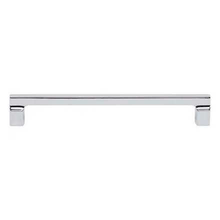Atlas Homewares [A525-CH] Die Cast Zinc Cabinet Pull Handle - Reeves Series - Oversized - Polished Chrome Finish - 7 9/16" C/C - 8 1/4" L