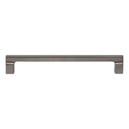 Atlas Homewares [A525-SL] Die Cast Zinc Cabinet Pull Handle - Reeves Series - Oversized - Slate Finish - 7 9/16&quot; C/C - 8 1/4&quot; L