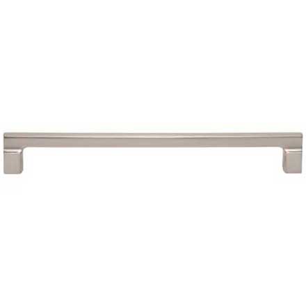 Atlas Homewares [A526-BRN] Die Cast Zinc Cabinet Pull Handle - Reeves Series - Oversized - Brushed Nickel Finish - 8 13/16&quot; C/C - 9 1/2&quot; L