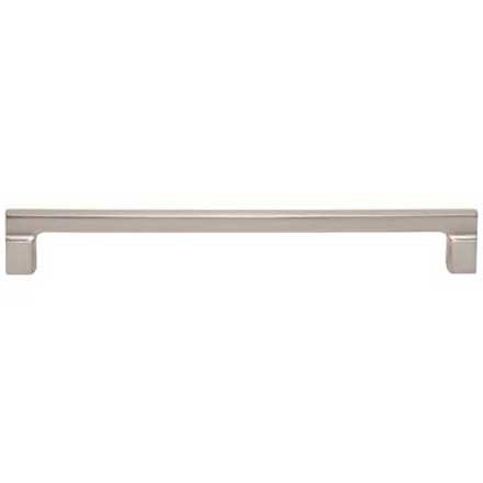 Atlas Homewares [A526-BRN] Die Cast Zinc Cabinet Pull Handle - Reeves Series - Oversized - Brushed Nickel Finish - 8 13/16" C/C - 9 1/2" L