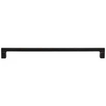 Atlas Homewares [A527-BL] Die Cast Zinc Cabinet Pull Handle - Reeves Series - Oversized - Matte Black Finish - 12&quot; C/C - 12 5/8&quot; L