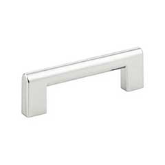 Atlas Homewares [438-CH] Die Cast Zinc Cabinet Pull Handle - Round Rail Series - Standard Size - Polished Chrome Finish - 3 3/4&quot; C/C - 4 1/2&quot; L