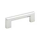 Atlas Homewares [438-CH] Die Cast Zinc Cabinet Pull Handle - Round Rail Series - Standard Size - Polished Chrome Finish - 3 3/4" C/C - 4 1/2" L