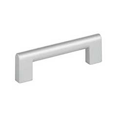 Atlas Homewares [438-MC] Die Cast Zinc Cabinet Pull Handle - Round Rail Series - Standard Size - Matte Chrome Finish - 3 3/4&quot; C/C - 4 1/2&quot; L