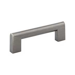 Atlas Homewares [438-SL] Die Cast Zinc Cabinet Pull Handle - Round Rail Series - Standard Size - Slate Finish - 3 3/4" C/C - 4 1/2" L