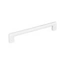 Atlas Homewares [A829-WG] Die Cast Zinc Cabinet Pull Handle - Round Rail Series - Oversized - High White Gloss Finish - 7 9/16&quot; C/C - 8 1/4&quot; L