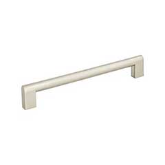 Atlas Homewares [A829-BN] Die Cast Zinc Cabinet Pull Handle - Round Rail Series - Oversized - Brushed Nickel Finish - 7 9/16&quot; C/C - 8 1/4&quot; L