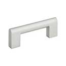 Atlas Homewares [A878-MC] Die Cast Zinc Cabinet Pull Handle - Round Rail Series - Standard Size - Matte Chrome Finish - 3" C/C - 3 3/4" L