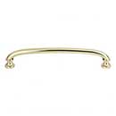 Atlas Homewares [330-FG] Die Cast Zinc Cabinet Pull Handle - Shelley Series - Oversized - French Gold Finish - 6 5/16" C/C - 7" L