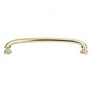 Atlas Homewares [330-FG] Die Cast Zinc Cabinet Pull Handle - Shelley Series - Oversized - French Gold Finish - 6 5/16&quot; C/C - 7&quot; L
