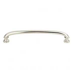 Atlas Homewares [330-PN] Die Cast Zinc Cabinet Pull Handle - Shelley Series - Oversized - Polished Nickel Finish - 6 5/16" C/C - 7" L
