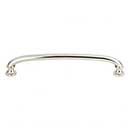 Atlas Homewares [330-PN] Die Cast Zinc Cabinet Pull Handle - Shelley Series - Oversized - Polished Nickel Finish - 6 5/16" C/C - 7" L