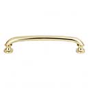 Atlas Homewares [351-FG] Die Cast Zinc Cabinet Pull Handle - Shelley Series - Oversized - French Gold Finish - 5 1/16" C/C - 5 11/16" L