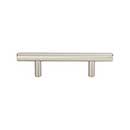 Atlas Homewares [A837-BS] Plated Steel Cabinet Pull Handle - Skinny Linea Series - Standard Size - Brushed Nickel Finish - 3" C/C - 5 3/8" L