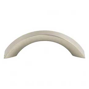 Atlas Homewares [A880-BN] Die Cast Zinc Cabinet Pull Handle - Sleek Series - Standard Size - Brushed Nickel Finish - 3" C/C - 3 7/8" L
