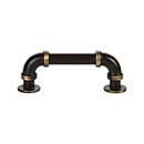 Atlas Homewares [367-CFB] Die Cast Zinc Cabinet Pull Handle - Steampunk Series - Standard Size - Cafe Bronze Finish - 3&quot; C/C - 3 3/4&quot; L