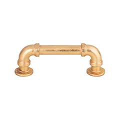 Atlas Homewares [367-UB] Die Cast Zinc Cabinet Pull Handle - Steampunk Series - Standard Size - Vintage Brass Finish - 3" C/C - 3 3/4" L