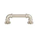 Atlas Homewares [367-BRN] Die Cast Zinc Cabinet Pull Handle - Steampunk Series - Standard Size - Brushed Nickel Finish - 3" C/C - 3 3/4" L