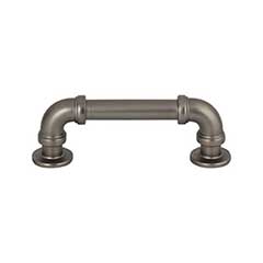 Atlas Homewares [367-GF] Die Cast Zinc Cabinet Pull Handle - Steampunk Series - Standard Size - Graphite Finish - 3&quot; C/C - 3 3/4&quot; L