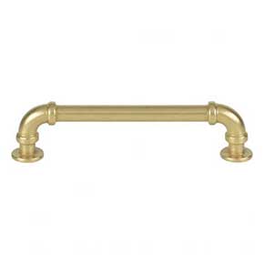 Atlas Homewares [368-UB] Die Cast Zinc Cabinet Pull Handle - Steampunk Series - Oversized - Vintage Brass Finish - 128mm C/C - 5 5/16" L