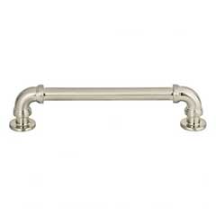 Atlas Homewares [368-BRN] Die Cast Zinc Cabinet Pull Handle - Steampunk Series - Oversized - Brushed Nickel Finish - 128mm C/C - 5 5/16" L