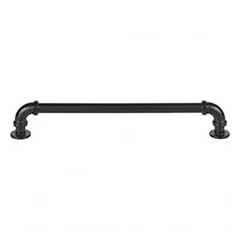 Atlas Homewares [369-BL] Die Cast Zinc Cabinet Pull Handle - Steampunk Series - Oversized - Matte Black Finish - 192mm C/C - 8 3/8&quot; L