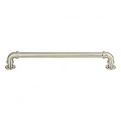 Atlas Homewares [369-BRN] Die Cast Zinc Cabinet Pull Handle - Steampunk Series - Oversized - Brushed Nickel Finish - 192mm C/C - 8 3/8&quot; L