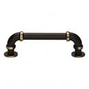 Atlas Homewares [432-CFB] Die Cast Zinc Cabinet Pull Handle - Steampunk Series - Standard Size - Cafe Bronze Finish - 3 3/4" C/C - 4 1/2" L