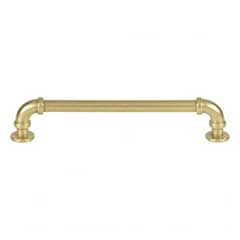 Atlas Homewares [433-UB] Die Cast Zinc Cabinet Pull Handle - Steampunk Series - Oversized - Vintage Brass Finish - 6 5/16" C/C - 7 1/16" L