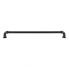 Atlas Homewares [434-BL] Die Cast Zinc Cabinet Pull Handle - Steampunk Series - Oversized - Matte Black Finish - 12&quot; C/C - 12 3/4&quot; L