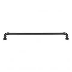 Atlas Homewares [434-BL] Die Cast Zinc Cabinet Pull Handle - Steampunk Series - Oversized - Matte Black Finish - 12&quot; C/C - 12 3/4&quot; L