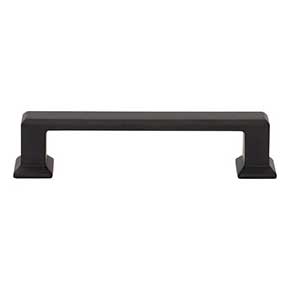 Atlas Homewares [A663-BL] Die Cast Zinc Cabinet Pull Handle - Sweetbriar Lane Series - Standard Size - Matte Black Finish - 3 3/4" C/C - 4 1/2" L