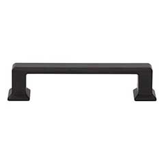 Atlas Homewares [A663-BL] Die Cast Zinc Cabinet Pull Handle - Sweetbriar Lane Series - Standard Size - Matte Black Finish - 3 3/4" C/C - 4 1/2" L
