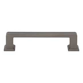 Atlas Homewares [A663-SL] Die Cast Zinc Cabinet Pull Handle - Sweetbriar Lane Series - Standard Size - Slate Finish - 3 3/4" C/C - 4 1/2" L