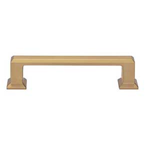 Atlas Homewares [A663-WB] Die Cast Zinc Cabinet Pull Handle - Sweetbriar Lane Series - Standard Size - Warm Brass Finish - 3 3/4" C/C - 4 1/2" L