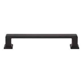 Atlas Homewares [A664-BL] Die Cast Zinc Cabinet Pull Handle - Sweetbriar Lane Series - Oversized - Matte Black Finish - 5 1/16" C/C - 5 3/4" L