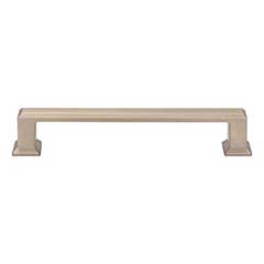 Atlas Homewares [A664-BRN] Die Cast Zinc Cabinet Pull Handle - Sweetbriar Lane Series - Oversized - Brushed Nickel Finish - 5 1/16" C/C - 5 3/4" L
