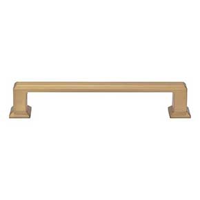 Atlas Homewares [A664-WB] Die Cast Zinc Cabinet Pull Handle - Sweetbriar Lane Series - Oversized - Warm Brass Finish - 5 1/16" C/C - 5 3/4" L