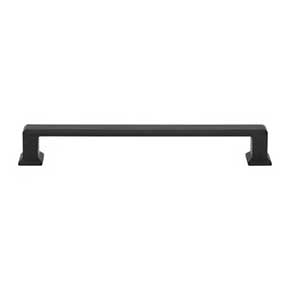 Atlas Homewares [A665-BL] Die Cast Zinc Cabinet Pull Handle - Sweetbriar Lane Series - Oversized - Matte Black Finish - 6 5/16" C/C - 7 1/16" L