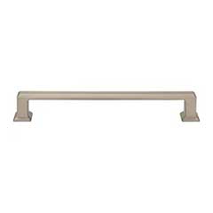 Atlas Homewares [A665-BRN] Die Cast Zinc Cabinet Pull Handle - Sweetbriar Lane Series - Oversized - Brushed Nickel Finish - 6 5/16" C/C - 7 1/16" L