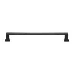 Atlas Homewares [A666-BL] Die Cast Zinc Cabinet Pull Handle - Sweetbriar Lane Series - Oversized - Matte Black Finish - 7 9/16" C/C - 8 5/16" L