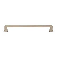 Atlas Homewares [A666-BRN] Die Cast Zinc Cabinet Pull Handle - Sweetbriar Lane Series - Oversized - Brushed Nickel Finish - 7 9/16&quot; C/C - 8 5/16&quot; L