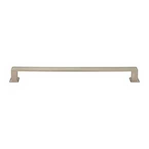 Atlas Homewares [A667-BRN] Die Cast Zinc Cabinet Pull Handle - Sweetbriar Lane Series - Oversized - Brushed Nickel Finish - 8 13/16" C/C - 9 9/16" L